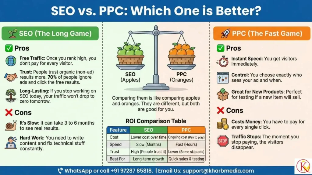 Do eCommerce Sites Need SEO and PPC 2 SEO vs. PPC The ROI Comparison