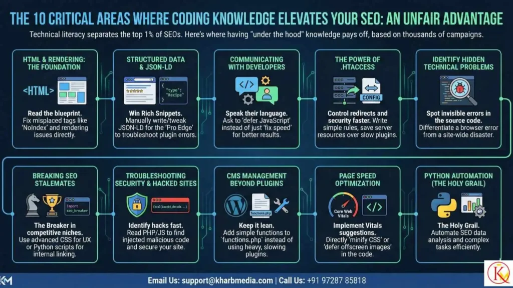 Do You Need Programming Skills for Machine Learning in SEO? 2 The 10 Critical Areas Where Coding Knowledge Elevates Your SEO