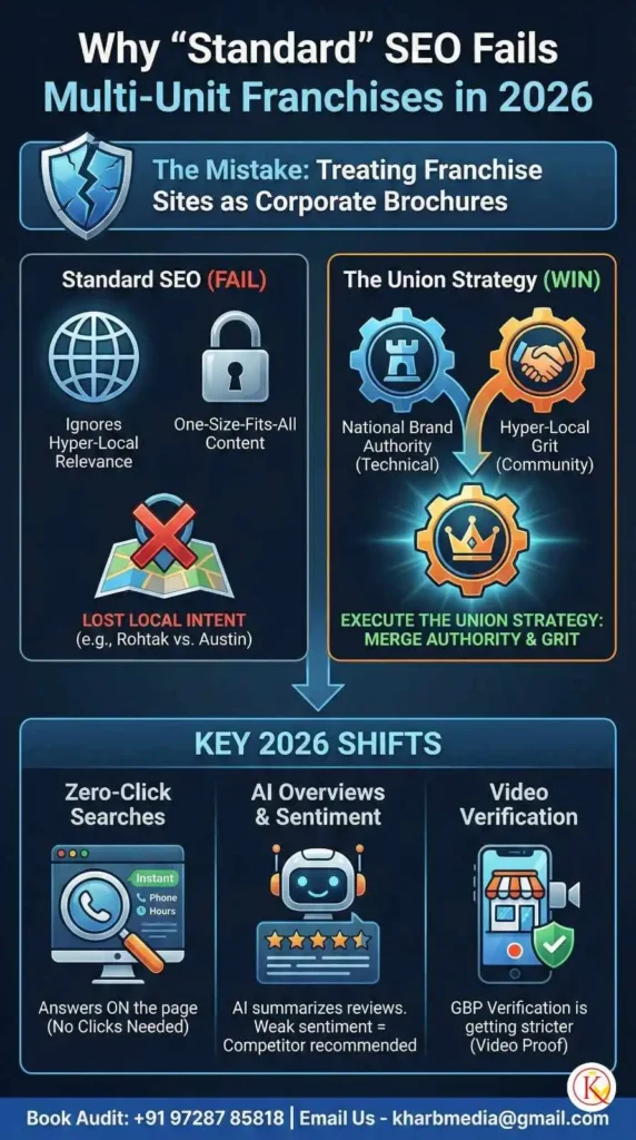 Local SEO Services for Multi-Unit Franchise Operations 1 Why "Standard" SEO Fails Multi-Unit Franchises in 2026