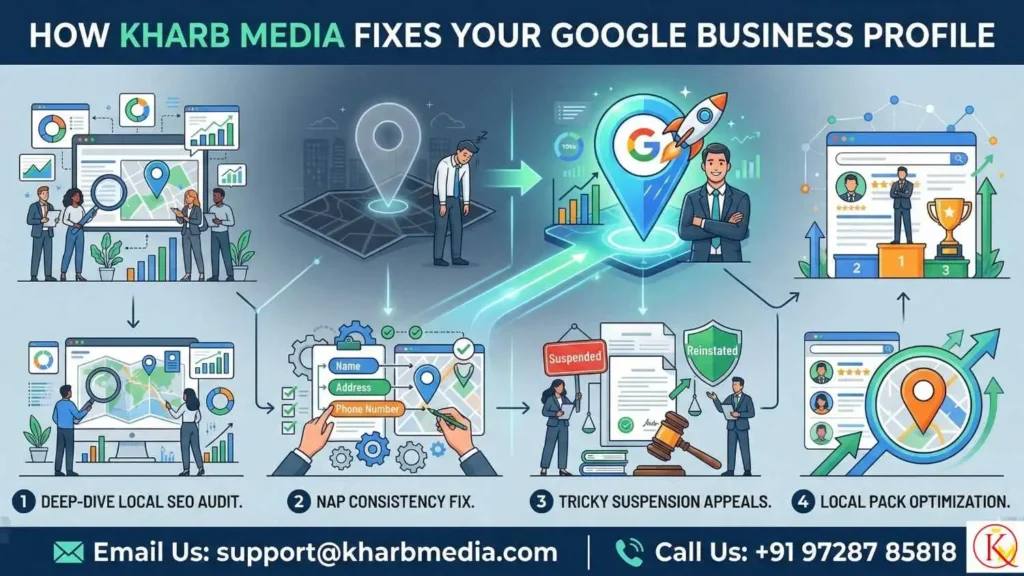 How Kharb Media Fixes Your Google Business Profile
