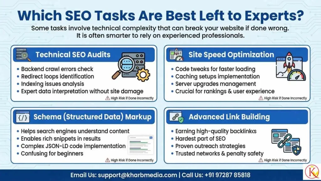 Which SEO Tasks Are Best Left to Experts
