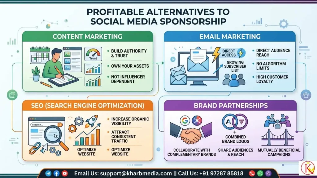 Pitfalls of Social Media Sponsorship 2 Profitable Alternatives to Social Media Sponsorship