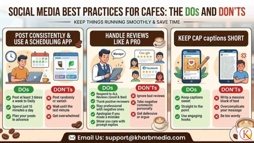 Social Media Marketing for Cafes (2026) 2 Social Media Best Practices: The DOs and DON'Ts
