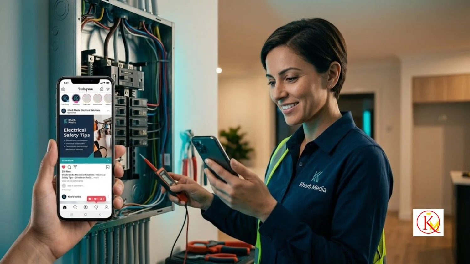social media marketing for electricians​