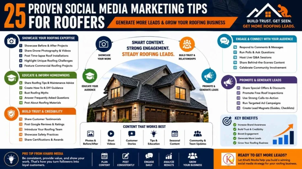 Social Media Marketing for Roofers 2 25 Proven Social Media Marketing Tips for Roofers